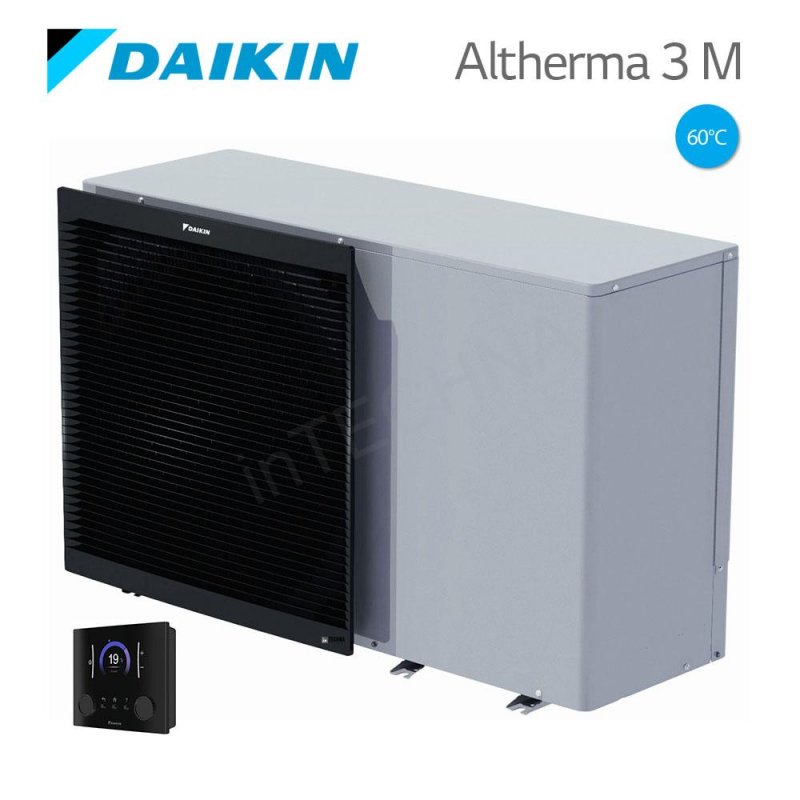 Daikin Altherma EDLA  monoblok 11 kW pouze topení , extérní dohřev 9 kW + montáž