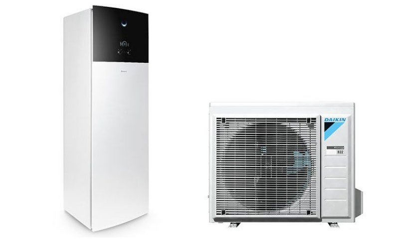 Daikin Altherma ERGA  3 - 6 kW pouze topení + vnitřní jednotka s integrovaným bojlerem 180 litrů , dohřev 6 kW + montáž